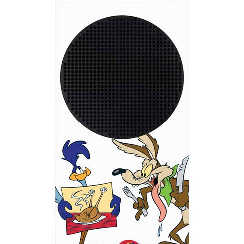 Looney Tunes Road Runner Wile E Coyote Food Xbox Series S Console Skin